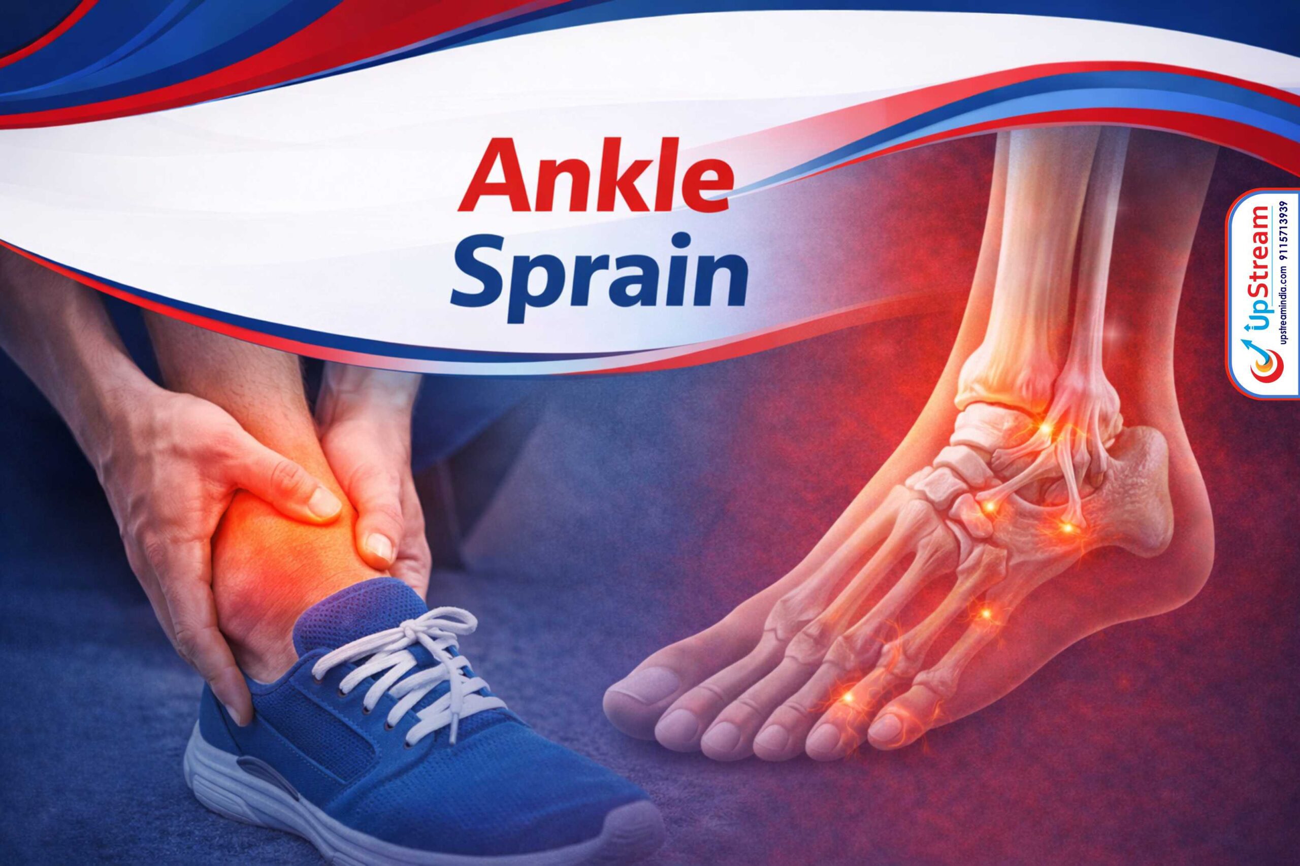 Ankle Sprain Treatment in Raipur - Causes, Symptoms and Recovery Guide