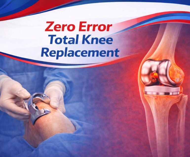 Zero Error Total Knee Replacement in Raipur and best orthopedic doctor in raipur